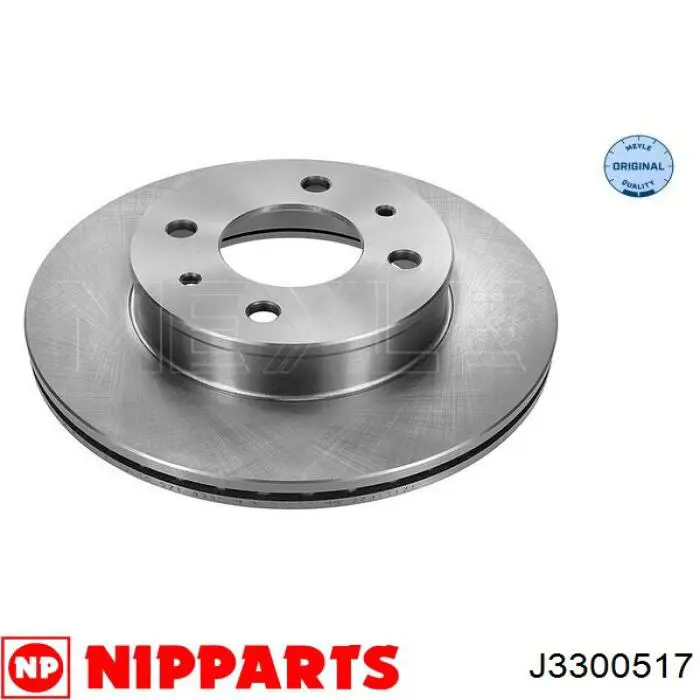 J3300517 Nipparts диск гальмівний передній