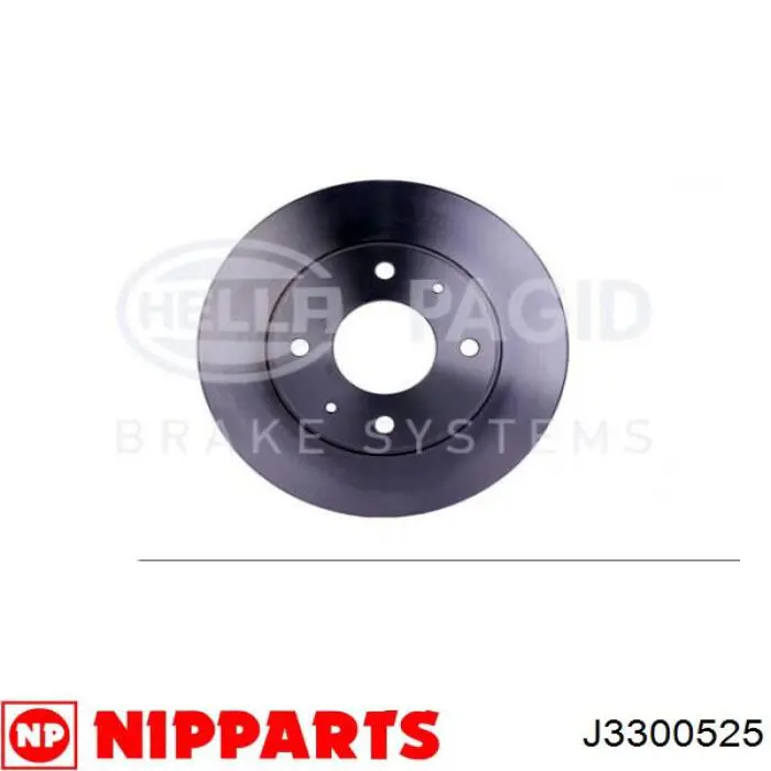 Диск переднього гальма Nipparts J3300525 ціна, від 32.75 USD