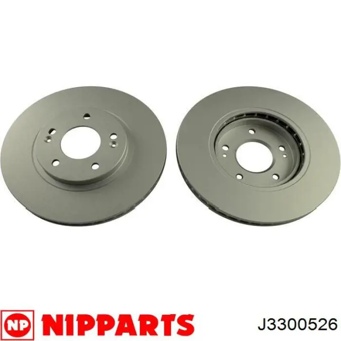 J3300526 Nipparts диск гальмівний передній