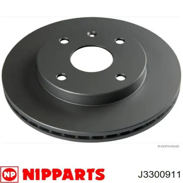 J3300911 Nipparts диск гальмівний передній