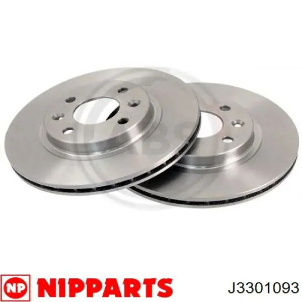 J3301093 Nipparts Гальмо дискове переднє