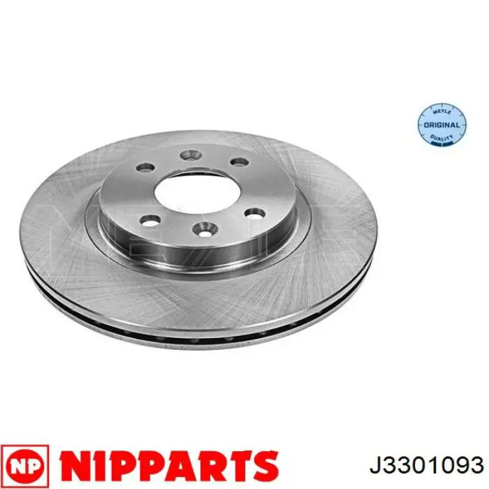 Диск переднього гальма Nipparts J3301093 ціна, від 27.76 USD