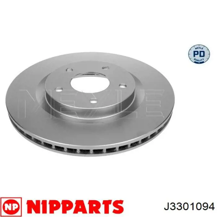 Диск переднього гальма Nipparts J3301094 ціна, від 46.56 USD