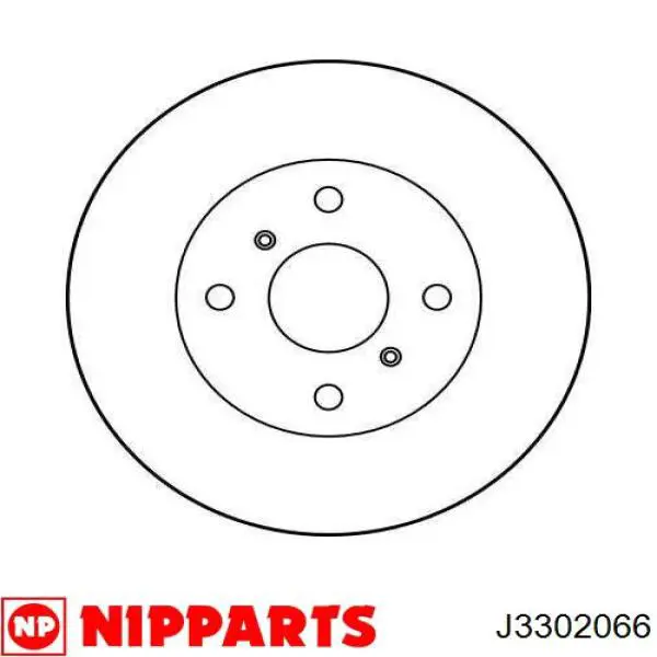 Гальмівні диски передні J3302066 Nipparts