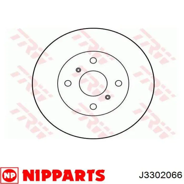 Диск гальмівний передній Nipparts J3302066