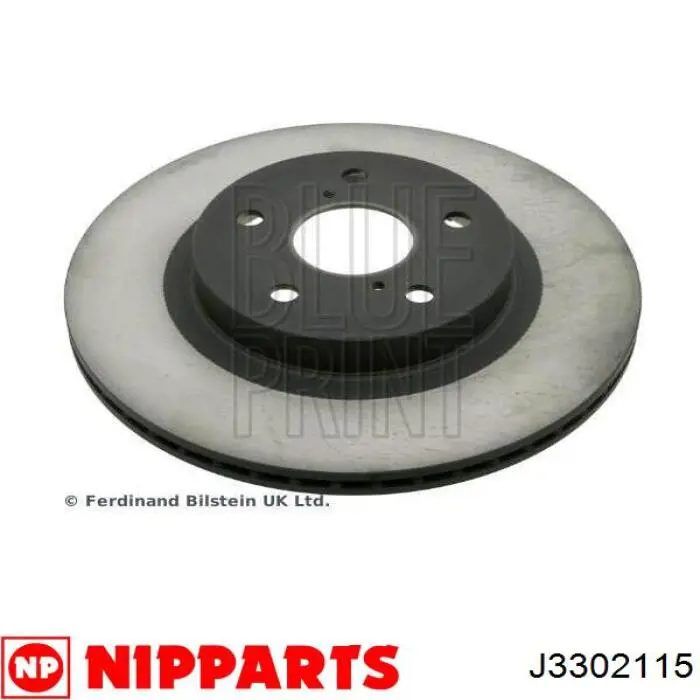 J3302115 Nipparts диск гальмівний передній