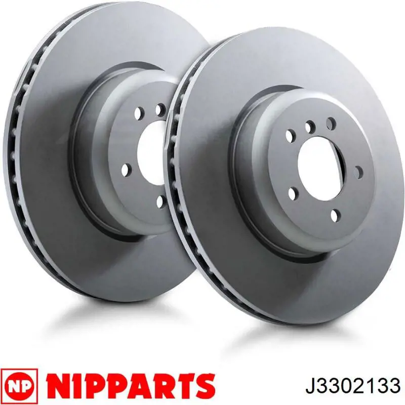 Диск переднього гальма Nipparts J3302133 ціна, від 37.41 USD