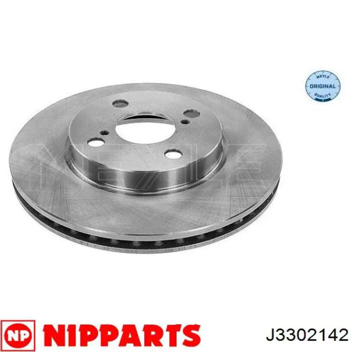 J3302142 Nipparts диск гальмівний передній