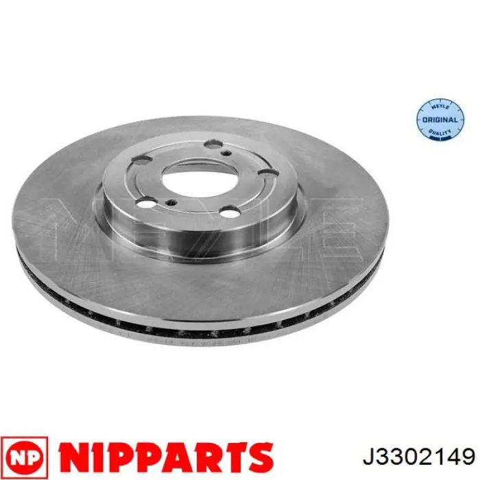 J3302149 Nipparts диск гальмівний передній