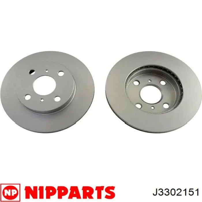 Диск гальмівний передній Nipparts J3302151