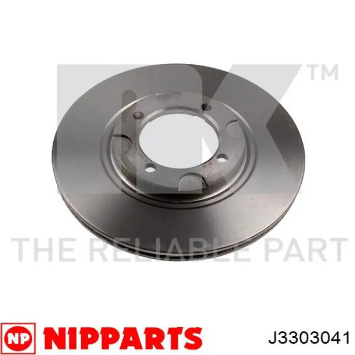 J3303041 Nipparts диск гальмівний передній