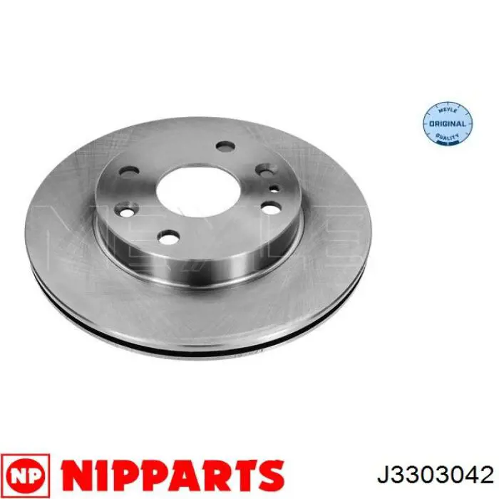 J3303042 Nipparts диск гальмівний передній