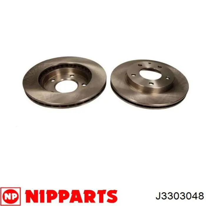 Диск переднього гальма Nipparts J3303048 ціна, від 28.95 USD