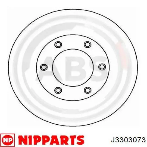 Диск переднього гальма Ford 4883102 ціна, від 35.50 USD