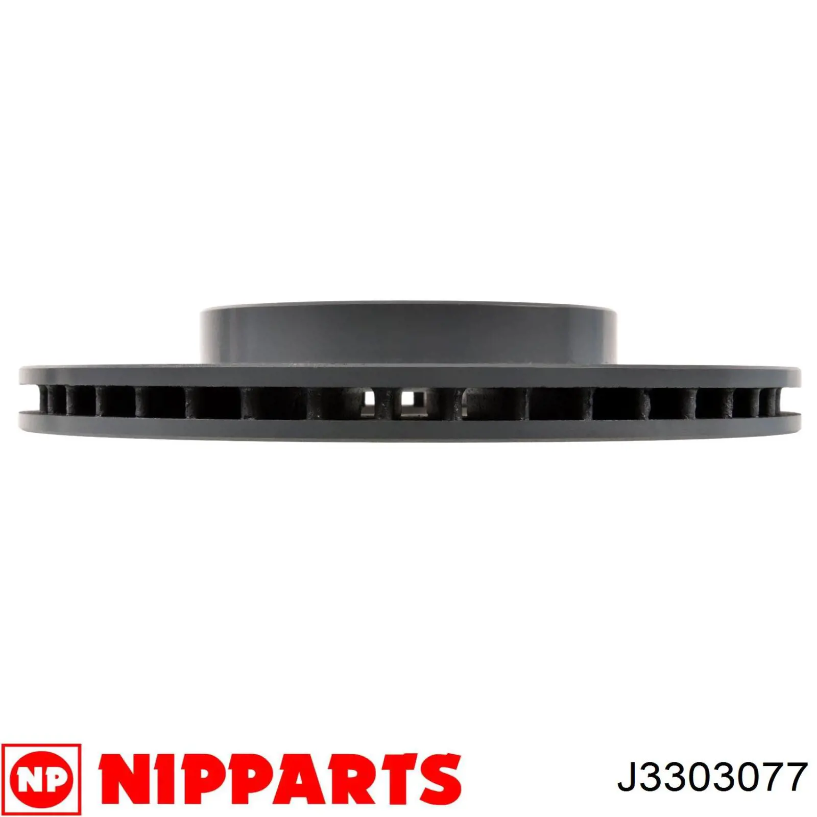 J3303077 Nipparts диск гальмівний передній