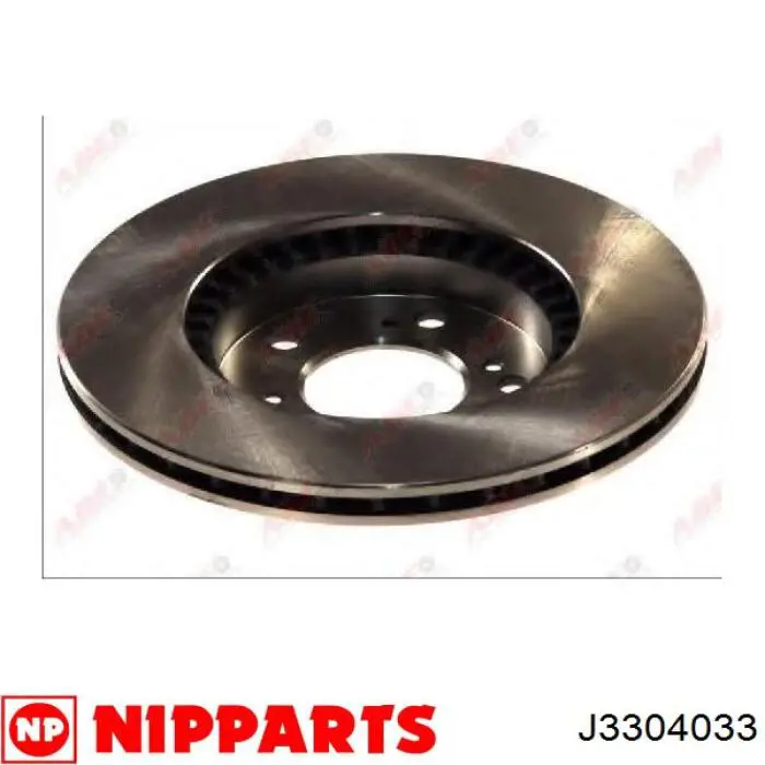 Гальмівні диски передні J3304033 Nipparts