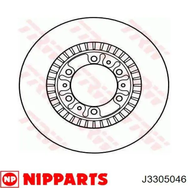 C35047 Japan Cars Гальмо дискове переднє