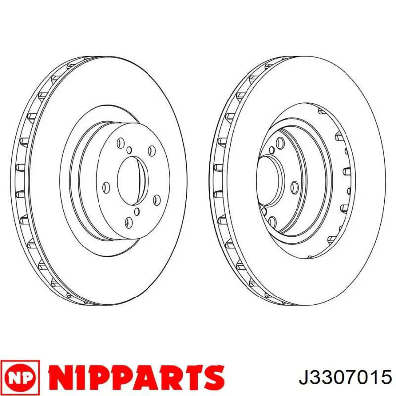 Купити J3307015 Nipparts Ротор гальмівний