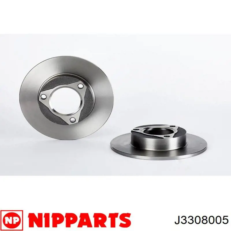 J3308005 Nipparts диск гальмівний передній