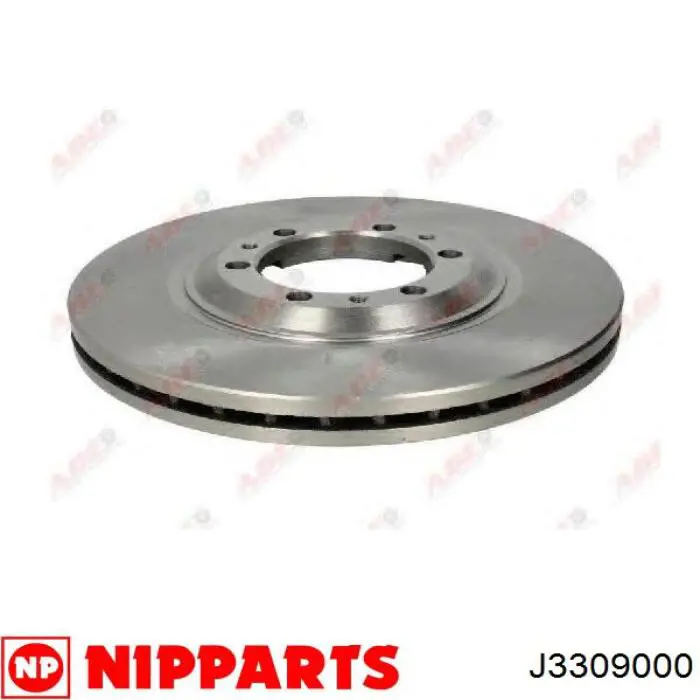 J3309000 Nipparts Гальмо дискове переднє
