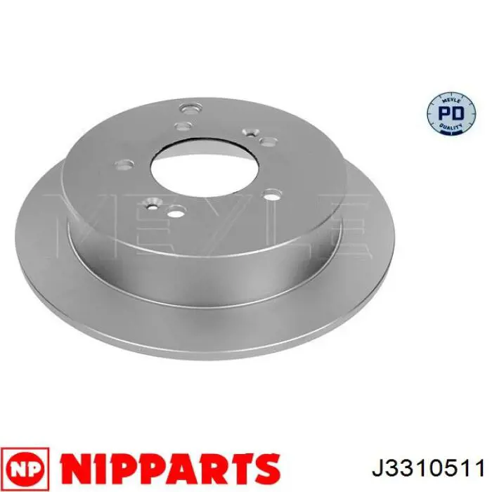 J3310511 Nipparts диск гальмівний задній