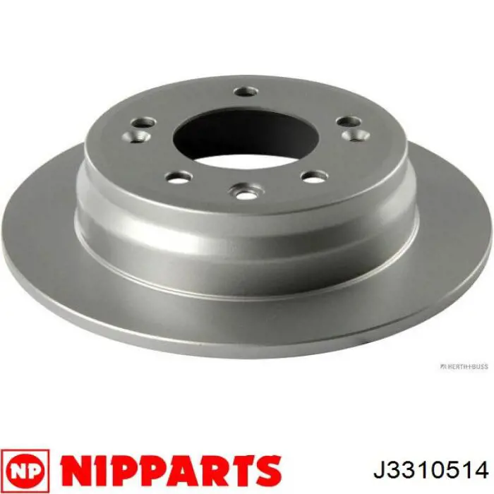J3310514 Nipparts диск гальмівний задній