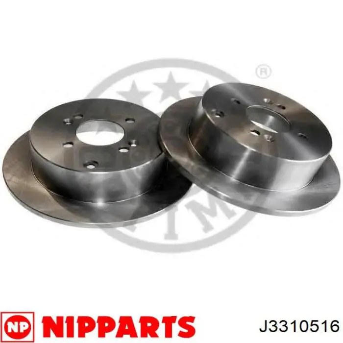 Диск гальмівний задній Nipparts J3310516