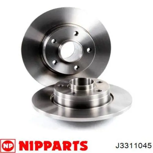 Купити J3311045 Nipparts Диск заднього гальма
