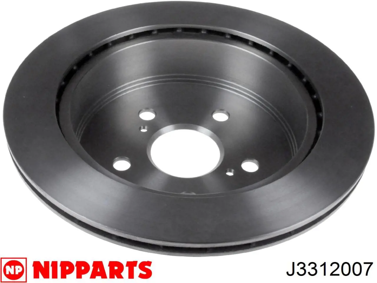 J3312007 Nipparts диск гальмівний задній
