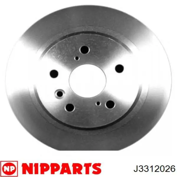 Диск гальмівний задній Nipparts J3312026