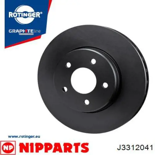 Гальмівні диски J3312041 Nipparts