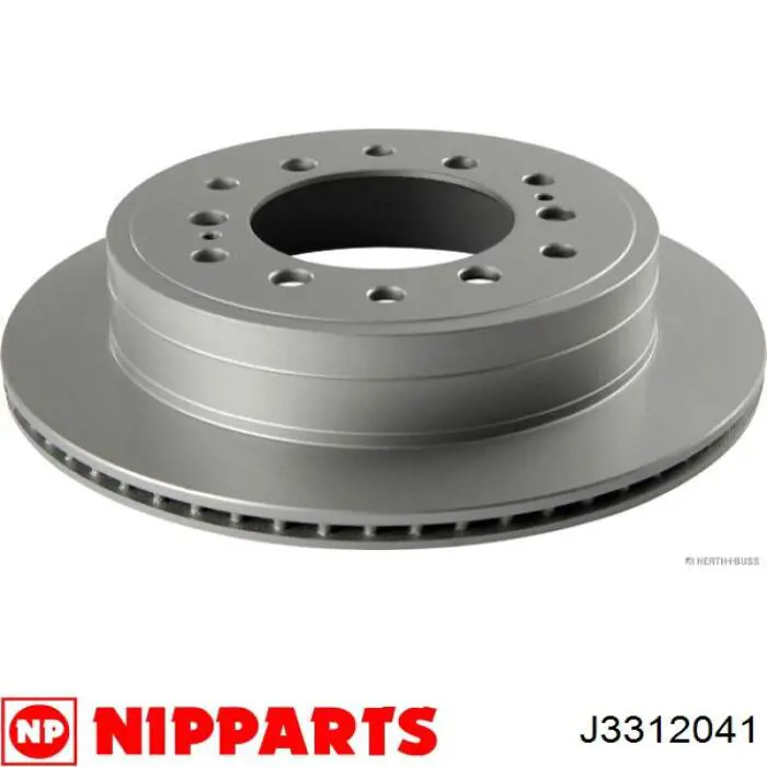 J3312041 Nipparts диск гальмівний задній