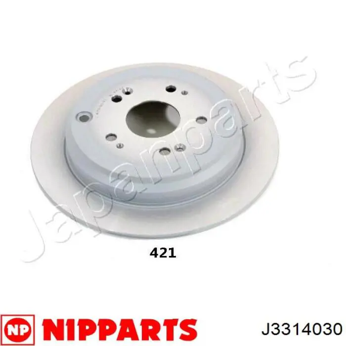 Задні дискові гальма Nipparts J3314030 ціна, від 33.98 USD