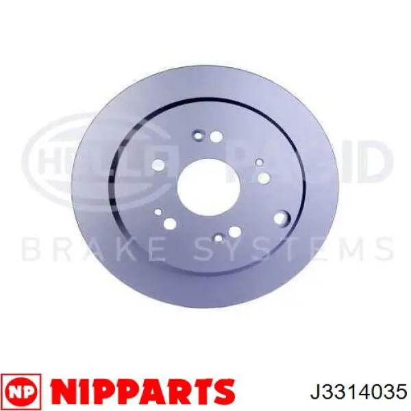 Купити J3314035 Nipparts Диск заднього гальма