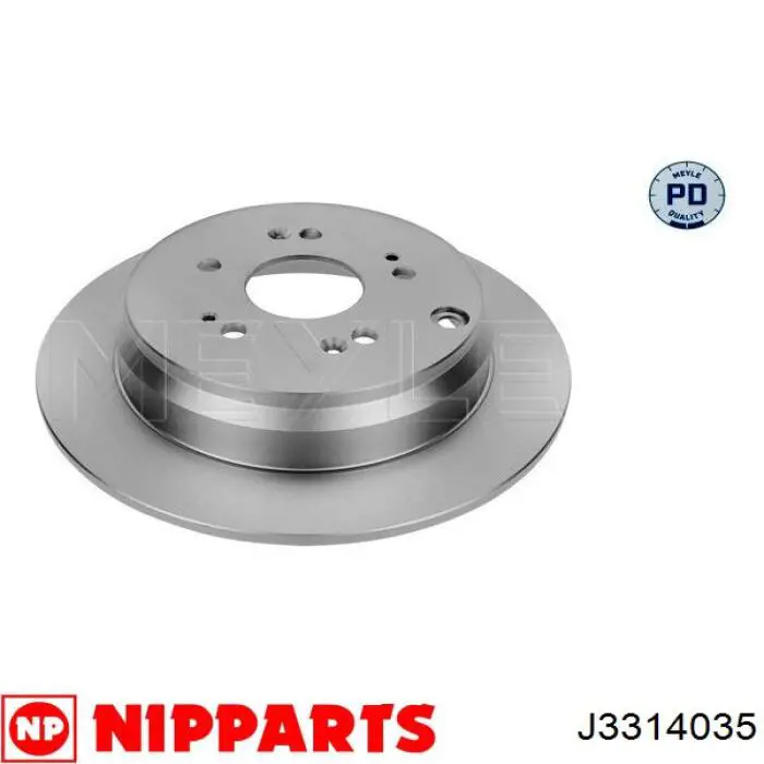 Задні дискові гальма Nipparts J3314035 ціна, від 36.11 USD