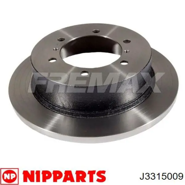 Диск гальмівний задній Nipparts J3315009