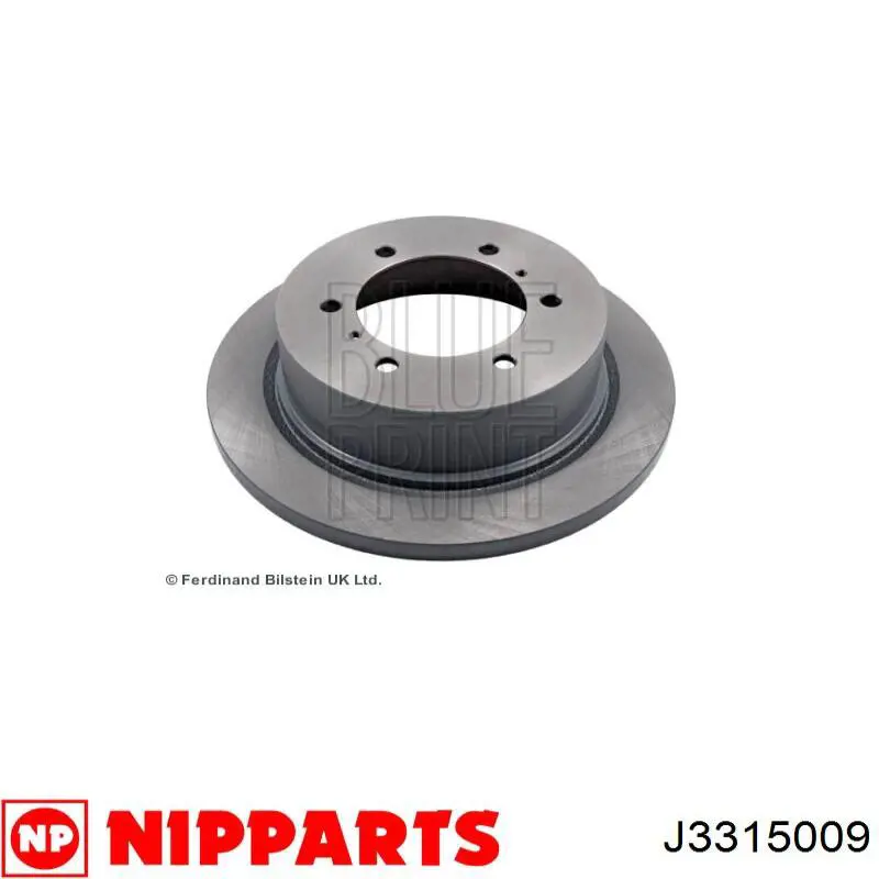 Купити J3315009 Nipparts Диск заднього гальма