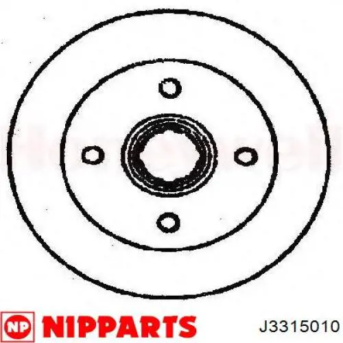 J3315010 Nipparts Дискові гальма