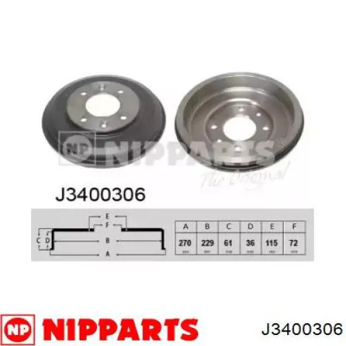 Барабан гальмівний задній Delphi BF598 ціна, від 39.37 USD