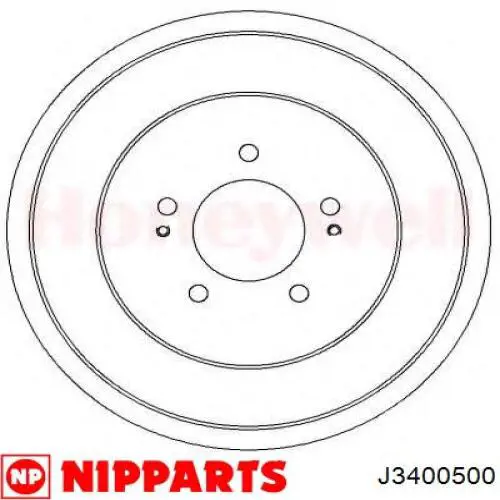 Купити TAH03C Japan Parts Барабан гальмівний задній