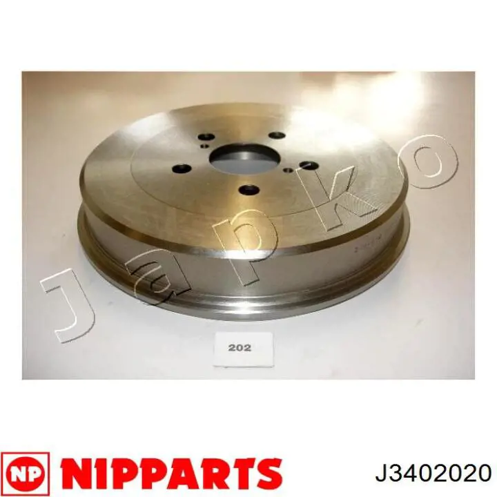 J3402020 Nipparts барабан гальмівний задній