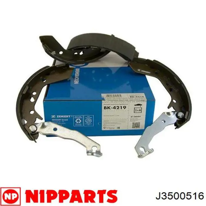 Гальма робочі задні ножні і гальмівні барабани Nipparts J3500516