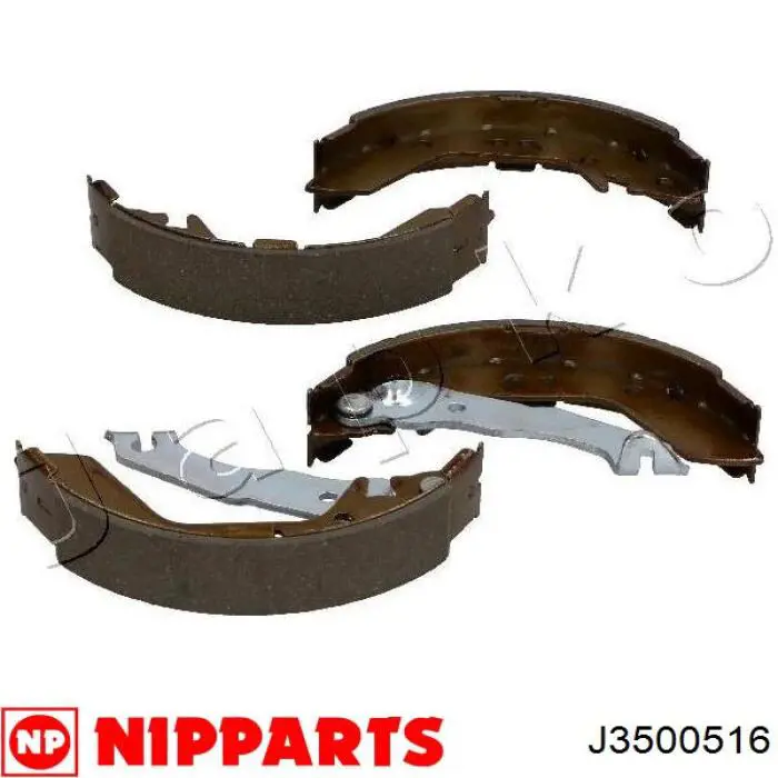 Купити J3500516 Nipparts Колодки гальмові задні, барабанні