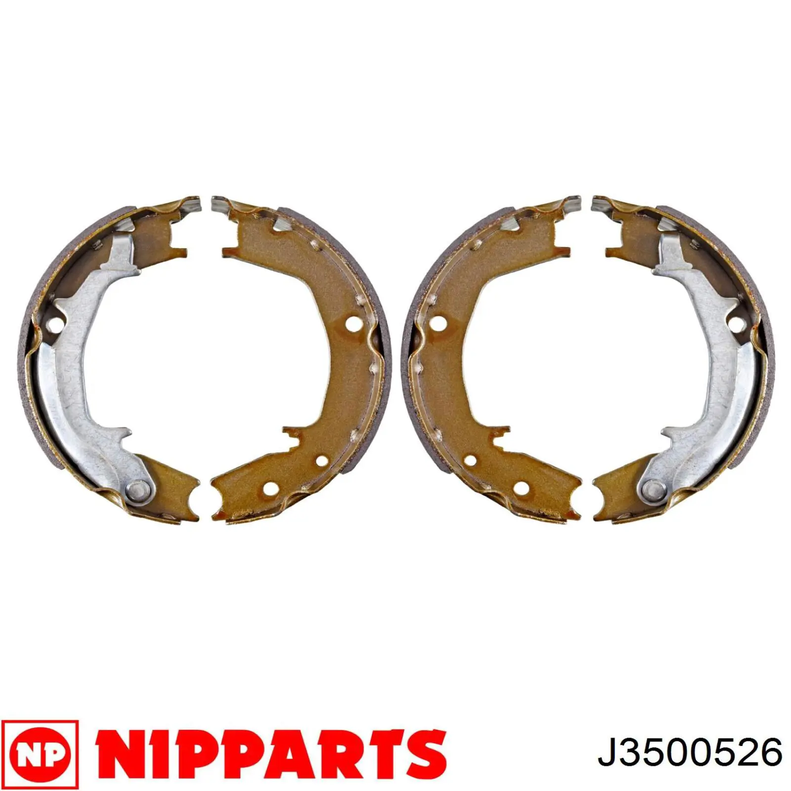 Колодки ручника J3500526 Nipparts