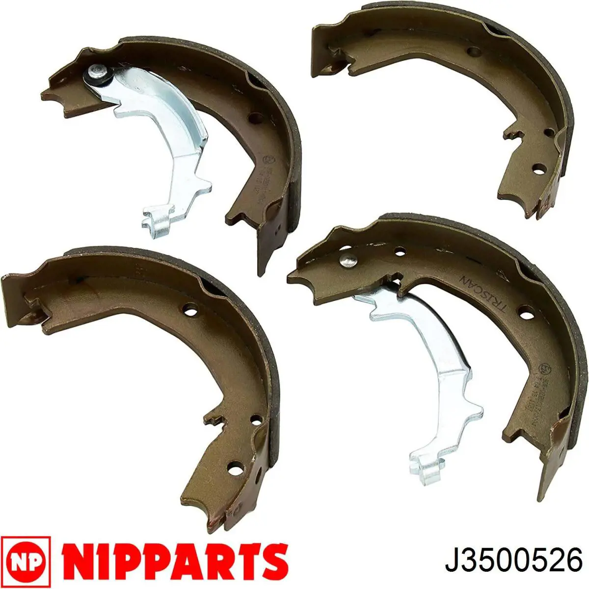 Колодки стоянкового гальма Nipparts J3500526