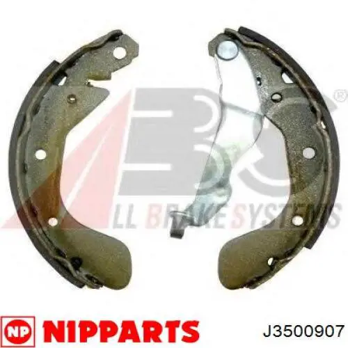 Купити J3500907 Nipparts Колодки гальмові задні, барабанні