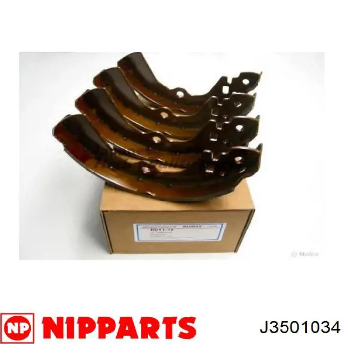 Купити J3501034 Nipparts Колодки гальмові задні, барабанні