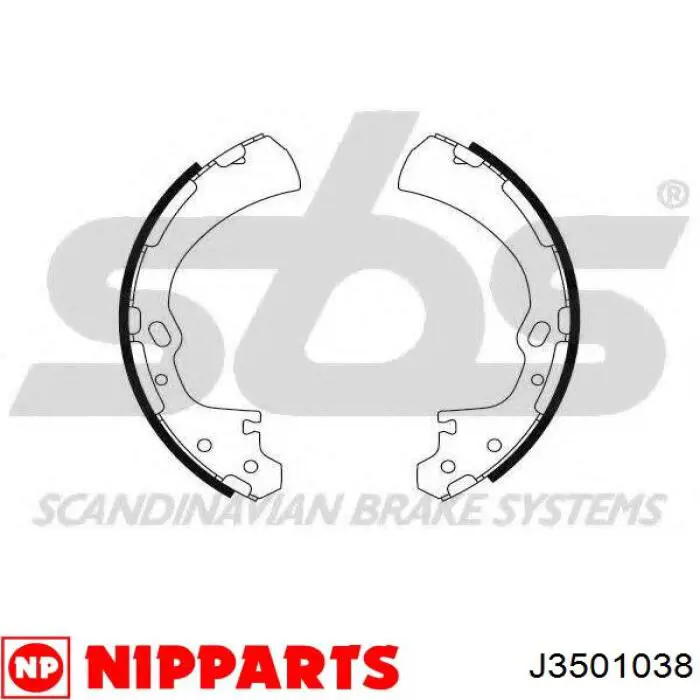 Купити D40602S425 Nissan/Infiniti Колодки гальмові задні, барабанні
