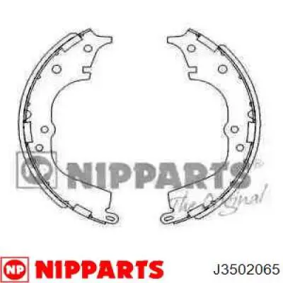 Колодки гальмові задні, барабанні Nipparts J3502065 ціна, від 36.46 USD