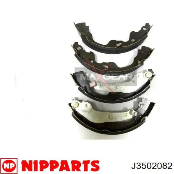 Колодки гальмові задні, барабанні J3502082 Nipparts